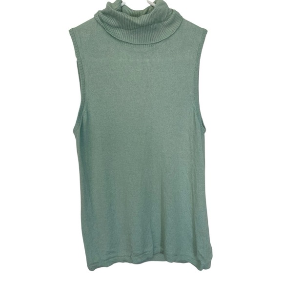 harve bernard Sweaters - Harve Benard Medium Teal Sleeveless‎ Sweater Wool Blend Academia Soft Office